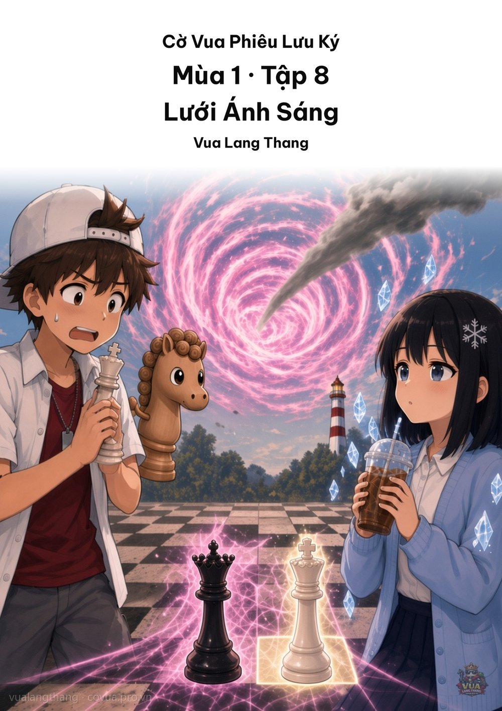 Bìa Tập 8: Lưới Ánh Sáng